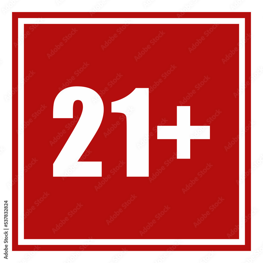 Sign of Adult Only Icon Symbol for Eighteen Plus (18+) and Twenty One Plus (21+) Age. Format PNG
Sign of Adult Only Icon Symbol for Eighteen Plus (18+) and Twenty One Plus (21+) Age. Format PNG
