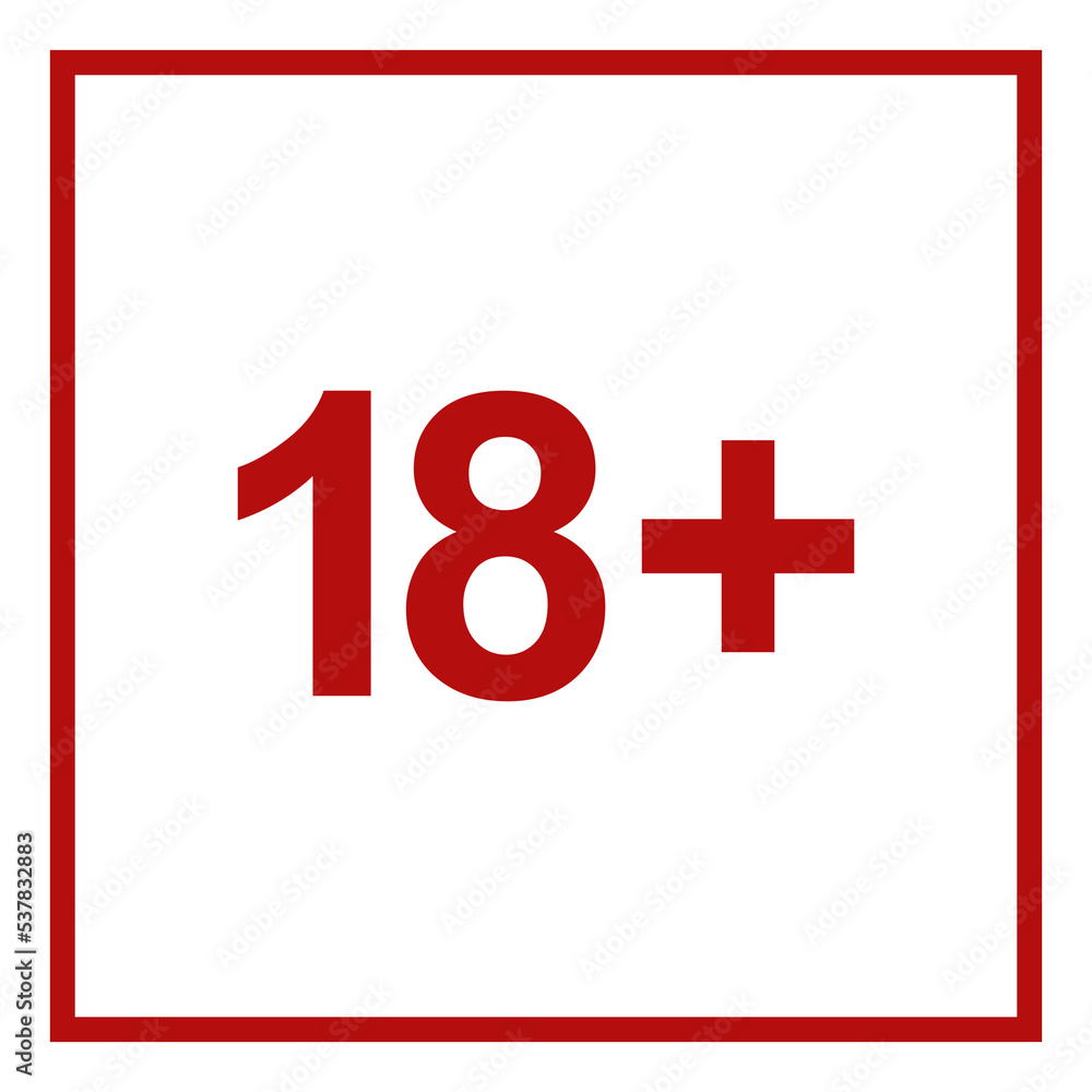 Sign of Adult Only Icon Symbol for Eighteen Plus (18+) and Twenty One Plus (21+) Age. Format PNG
Sign of Adult Only Icon Symbol for Eighteen Plus (18+) and Twenty One Plus (21+) Age. Format PNG