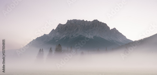 Zugspitze at sunrise
