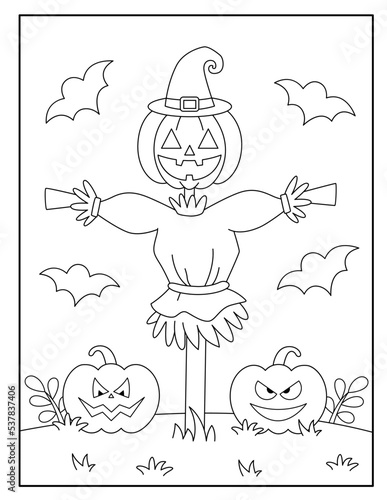 Halloween coloring pages for kids