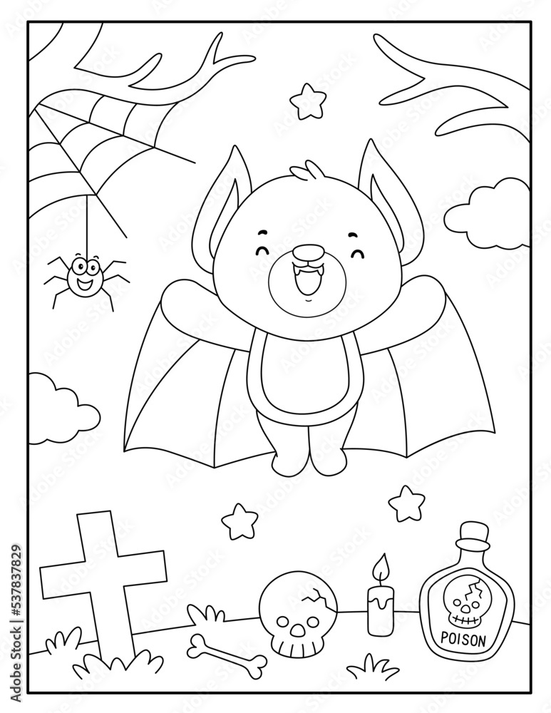 Halloween coloring pages for kids