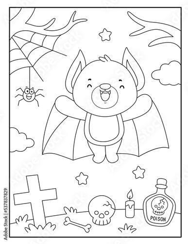 Halloween coloring pages for kids