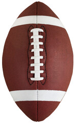 American football ball isolated on white background