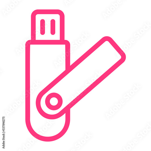 thumb drive gradient icon