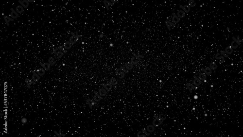 4K Video footage Motion of shinny stars animation on black background. Night stars skies with twinkling or blinking stars motion background. Looping seamless space backdrop travel.