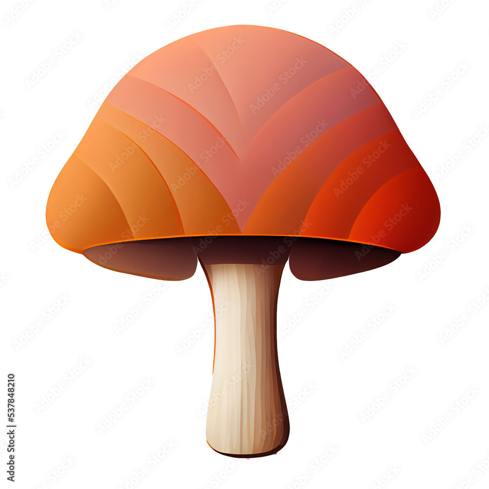 mushroom on a white background autumn food cooking digital illustration mushroom on a white background autumn food cooking digital illustration