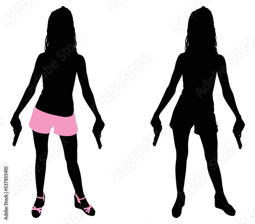 girl shooting