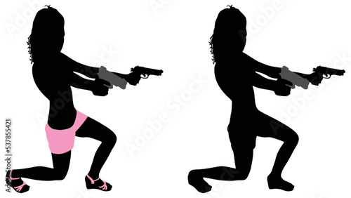 girl shooting