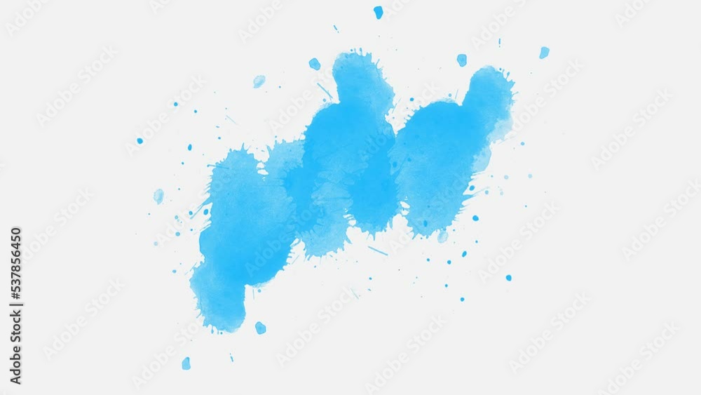 Blue ink drops splatter spilling transition. ink slow motion transition reveal animation. Ink brush stroke transition. Ink splash. Abstract inkblot, splat, fluid art, overlay, alpha matte. Blue ink drops splatter spilling transition. ink slow motion transition reveal animation. Ink brush stroke transition. Ink splash. Abstract inkblot, splat, fluid art, overlay, alpha matte.