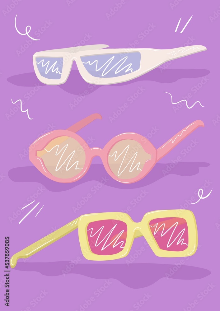 3 pairs of sunglasses