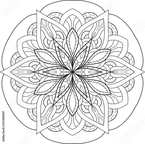 Mandalas for coloring book color pages.Anti-stress coloring book page for adults.
