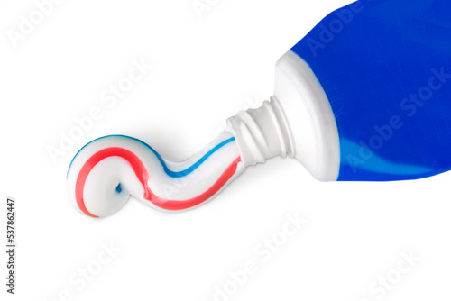 Toothpaste isolated dental care closeup close-up toothpaste tube dental hygiene photo
