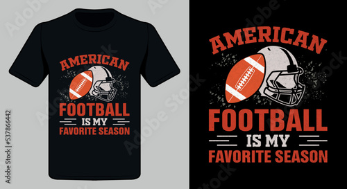 American football t shirt design