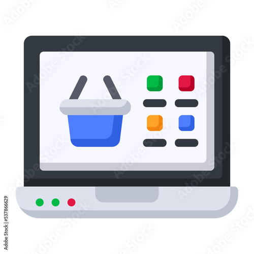 ecommerce flat icon