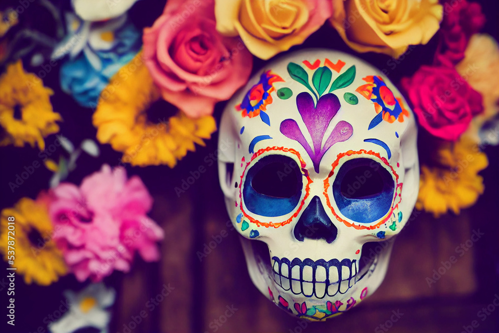 Sugar Skulls, Day of the Dead, Halloween Sugar Skulls, Day of the Dead, Halloween