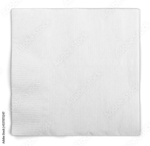 Paper blank paper isolated napkin kitchen tissue white photo