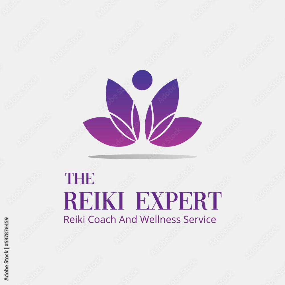 The Reiki Expert Reiki Coach And Wellness Service Logo Design The Reiki Expert Reiki Coach And Wellness Service Logo Design