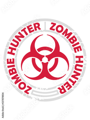 zombie hunter Halloween Zitat 