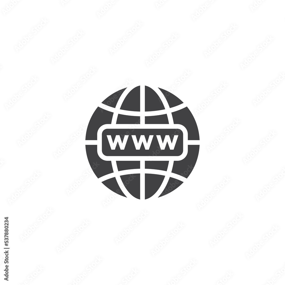 Globe Icon Design Vector Template Illustration