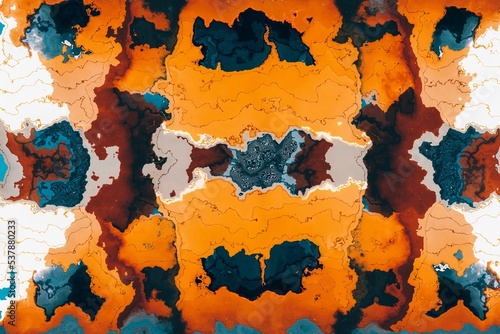 orange abstract marble background watercolor grunge marble texture colorful fluid paint art wallpaper wave design artistic brush pattern