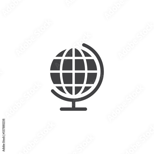 Globe Icon Design Vector Template Illustration