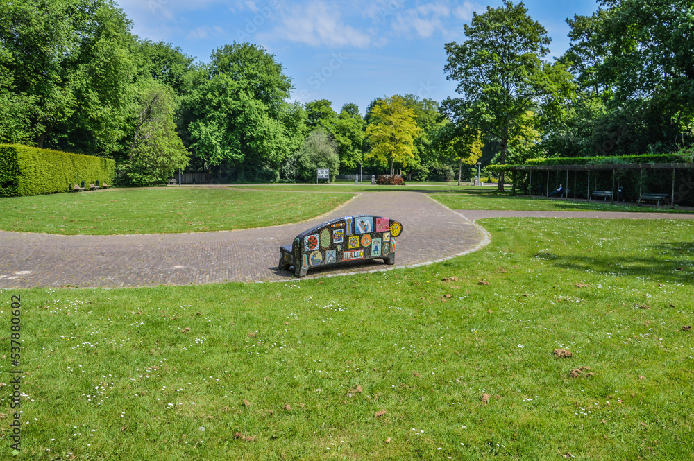 Art Bench At The Amstelpark Amsterdam The Netherlands