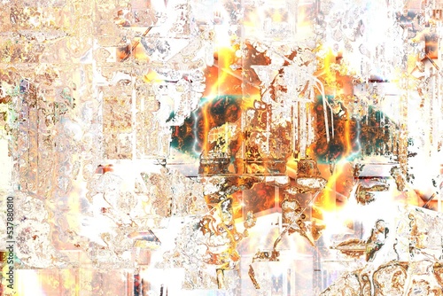 abstract background with painting