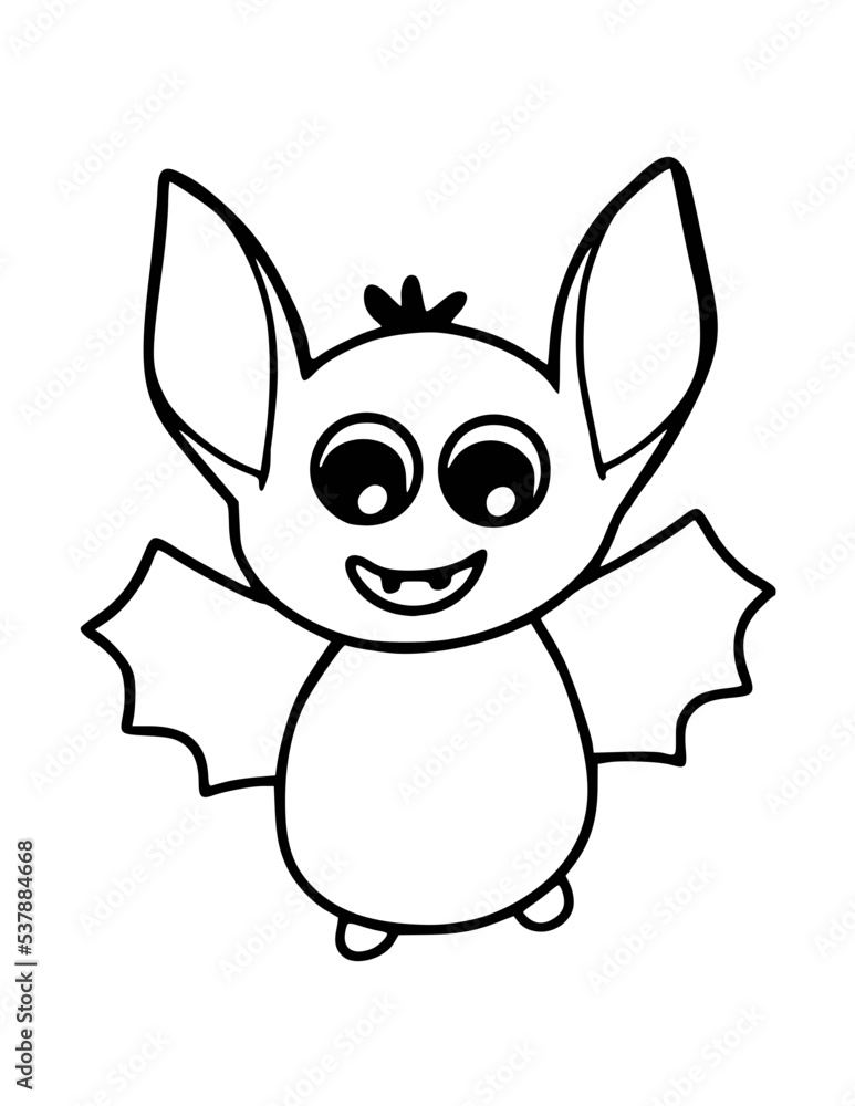 Baby Bat SVG, Vector Cut File, PDF Print File, PNG Clipart Baby Bat SVG, Vector Cut File, PDF Print File, PNG Clipart