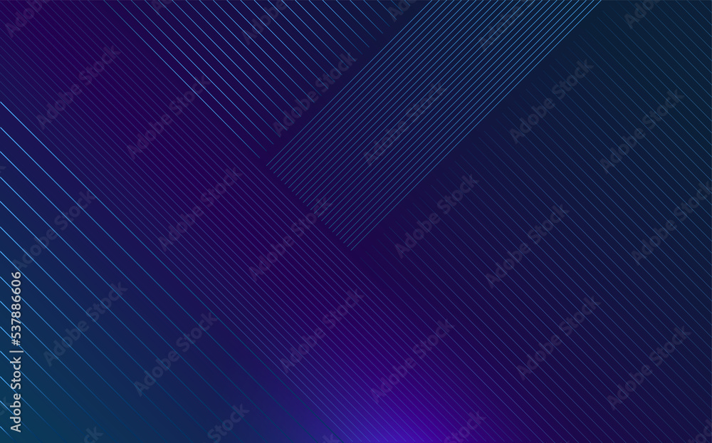 Purple and blue background with oblique lines. Parallel striped pattern, abstract geometric gradient. Purple and blue background with oblique lines. Parallel striped pattern, abstract geometric gradient.
