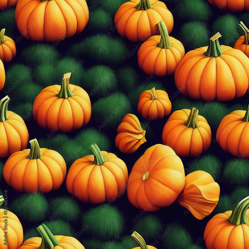 pumpkin harvest, seamless pattern pumpkin harvest, seamless pattern