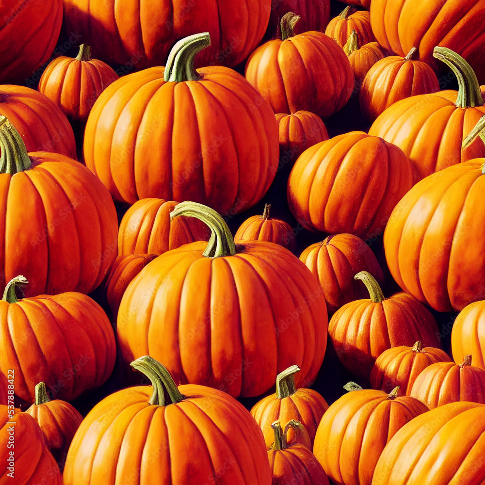 pumpkin harvest, seamless pattern pumpkin harvest, seamless pattern