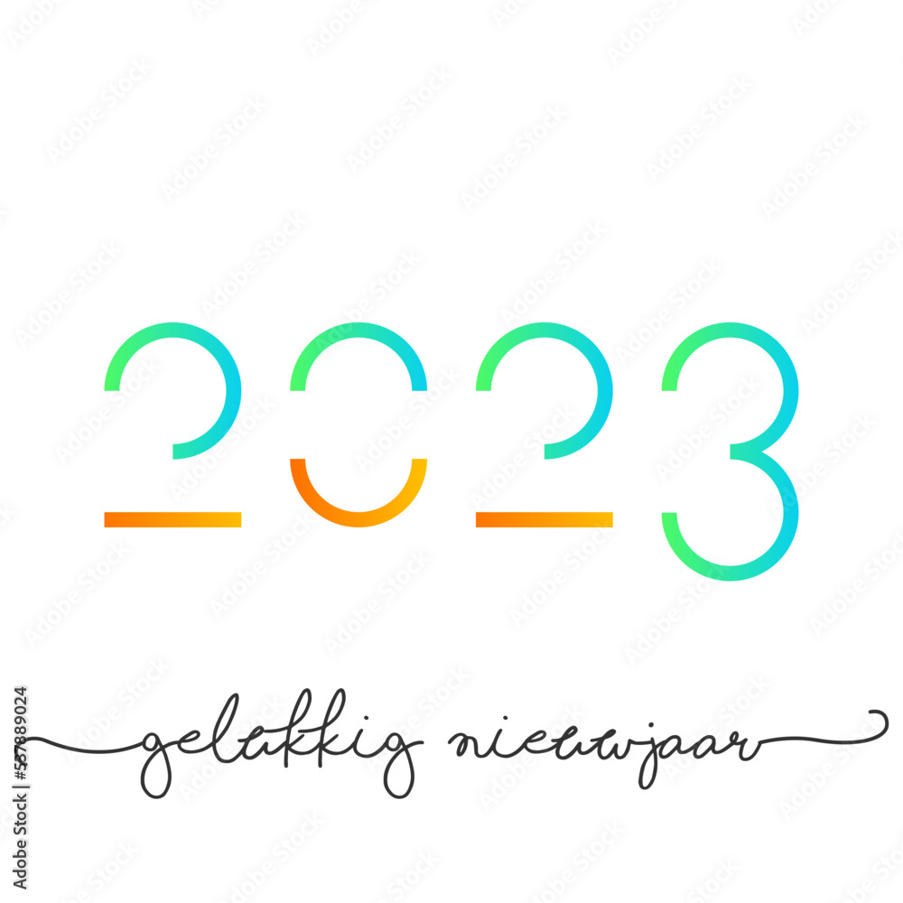 2023 - gelukkig nieuwjaar 2023