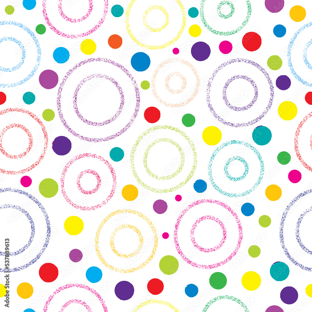 Fototapeta premium seamless pattern with circles