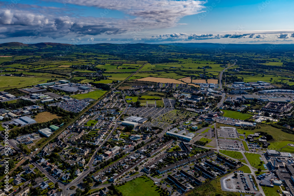 Killarney in Ireland Aerial View | Drone Pictures of the Town Killarney in County Kerry