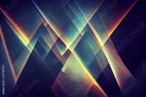 grunge dark blue digital art and light in middle, navy color design background