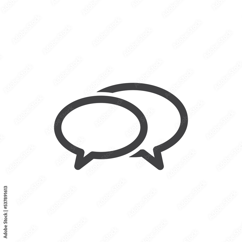 Bubble chat icon Bubble chat icon