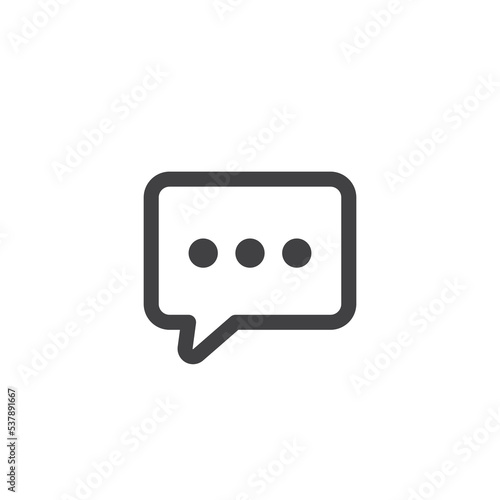 Bubble chat icon