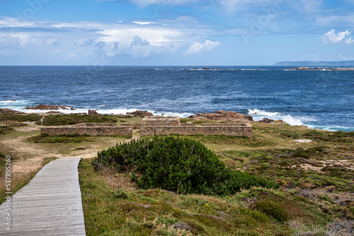 Cemiterio dos Ingleses, the cemetery of the Englishmen at Costa da Morte, the Death Coast in northern Galicia, Spain