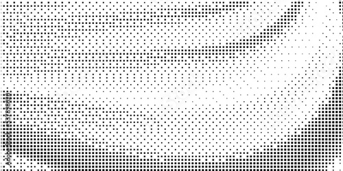 Halftone monochrome pattern with squares. Minimalism, vector. Background for posters, websites, business cards, postcards, interior design.