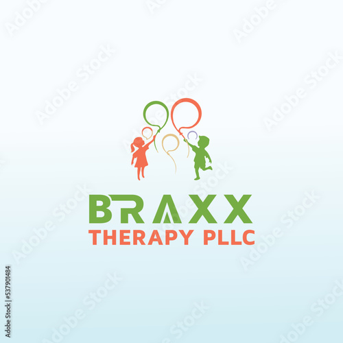 kid friendly logo for a speech therapy clinic