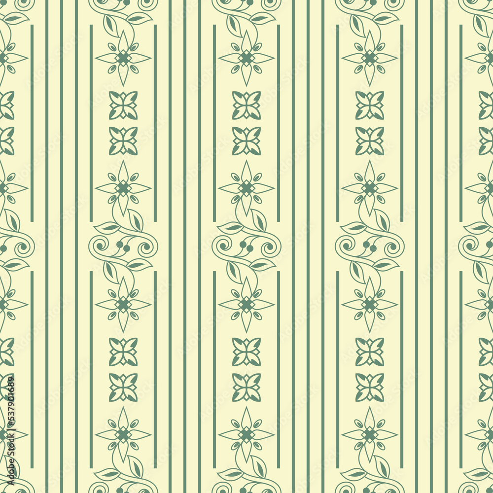 Seamless patterns, Set of floral design elements. Beautiful for print textile and background. Vector illustration Seamless patterns, Set of floral design elements. Beautiful for print textile and background. Vector illustration