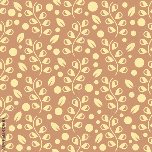 Seamless patterns, Set of floral design elements. Beautiful for print textile and background. Vector illustration