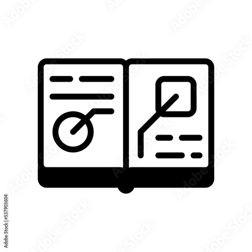 Textbook icon. study guide book, for parents to accompany studying at home.