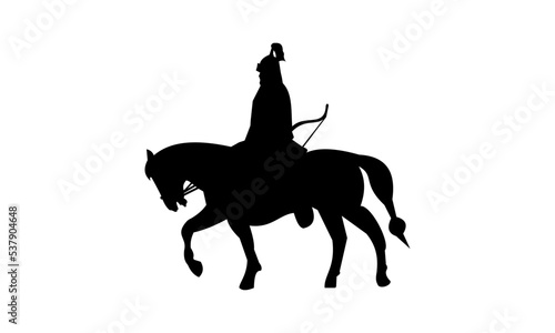 mongol soldier silhouette