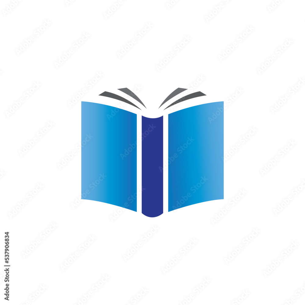 open book icon logo vector design template open book icon logo vector design template