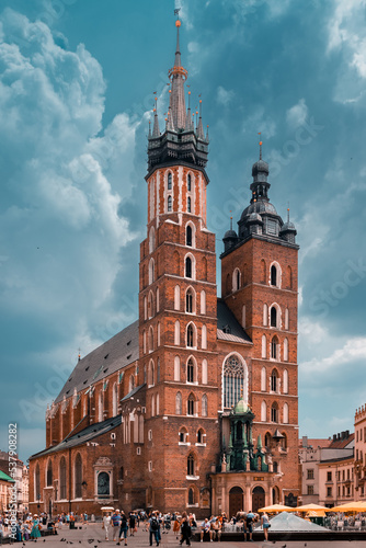 Kraków - Bazylika Mariacka rynek 