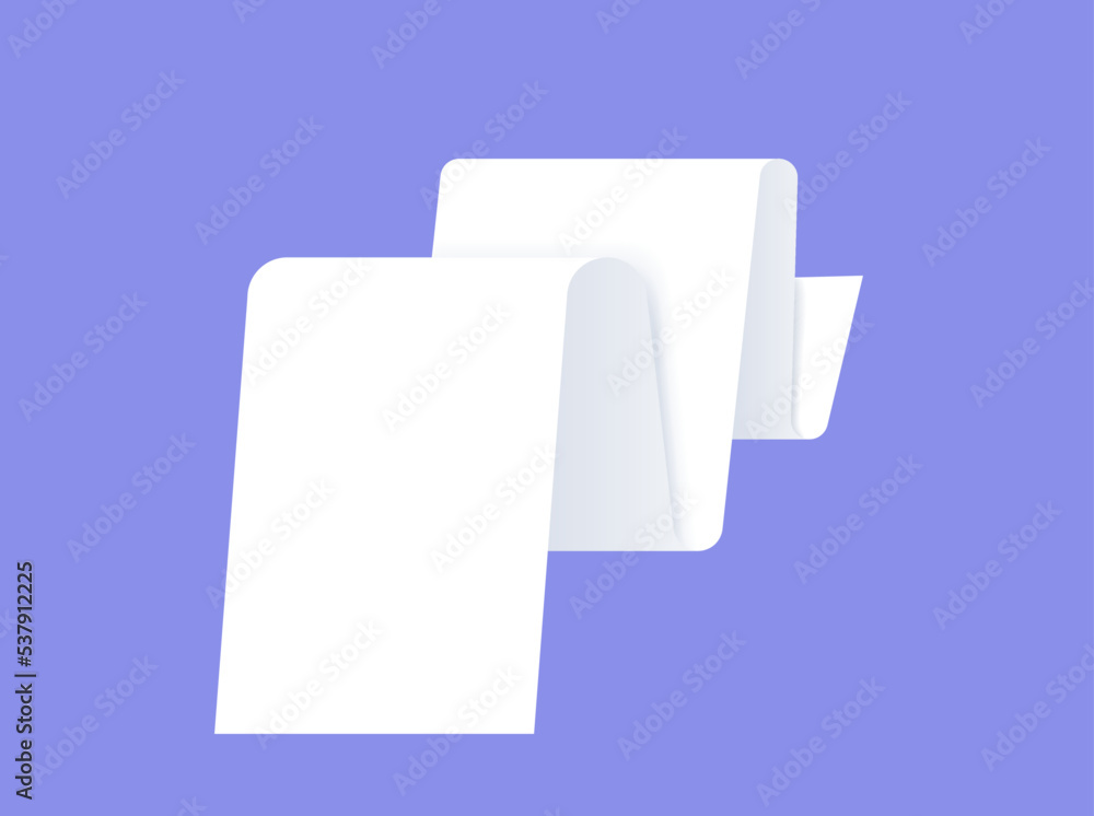 Fototapeta premium Long Paper Document