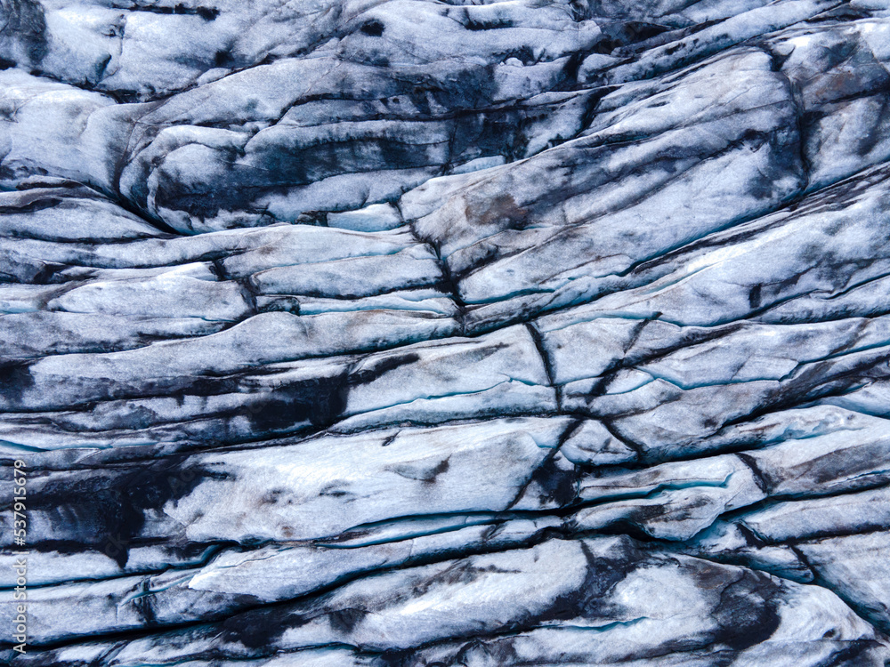 nice aerial shot,glacier iceland