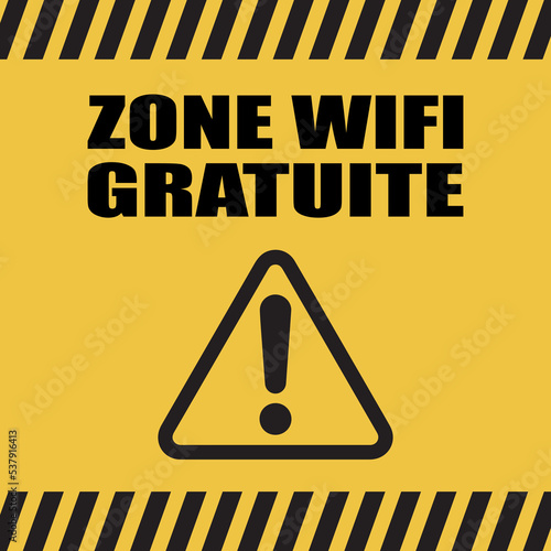 Logo zone wifi gratuite.