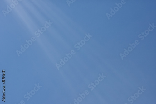 Blue sky with tiny bit of white clouds